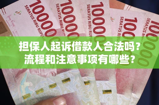 济南担保人起诉借款人合法吗？流程和注意事项有哪些？