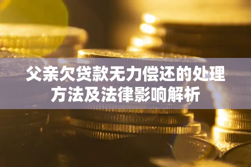 济南父亲欠贷款无力偿还的处理方法及法律影响解析