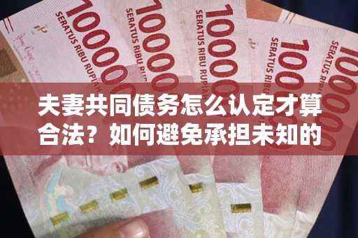 济南夫妻共同债务怎么认定才算合法？如何避免承担未知的债务风险？